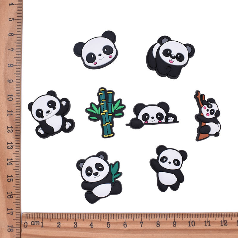 CF 109   Crocs Croc Charm Panda Animal Decoration Silicon