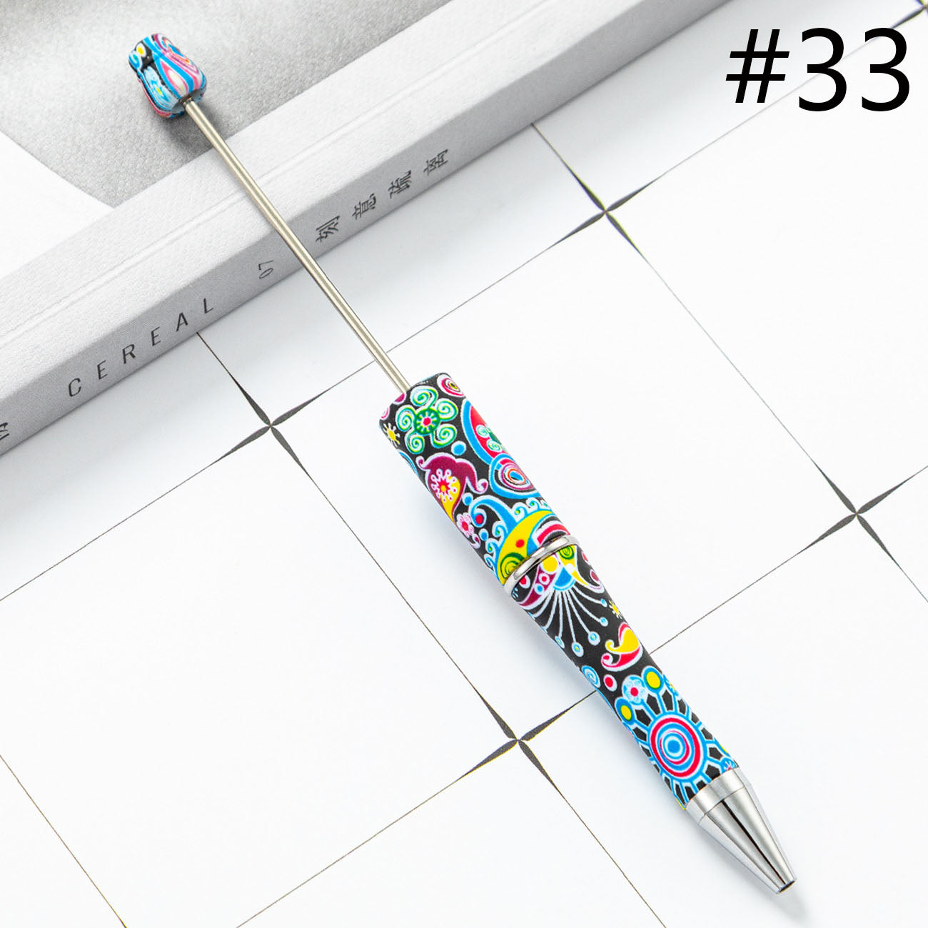 Beadable Pen  Beaded Pen DIY Flower Butterfly Animal Print