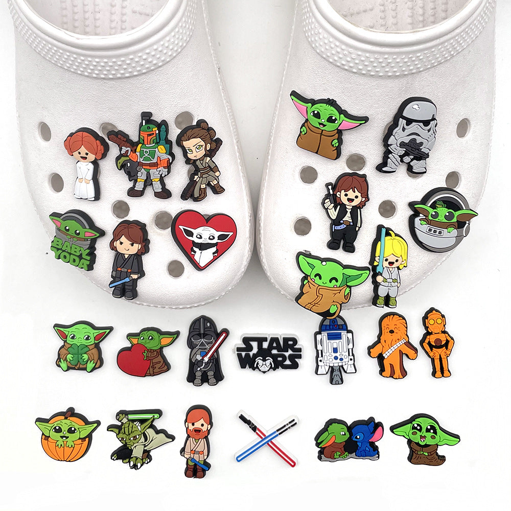 CF22  Crocs Croc Charms Star Wars Decoration Silicon