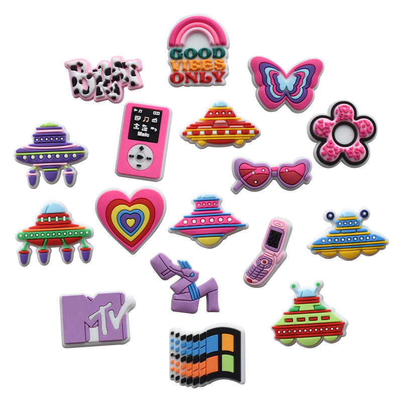 CF 38  Crocs Croc Charms Game TV Lovely Decoration Silicon