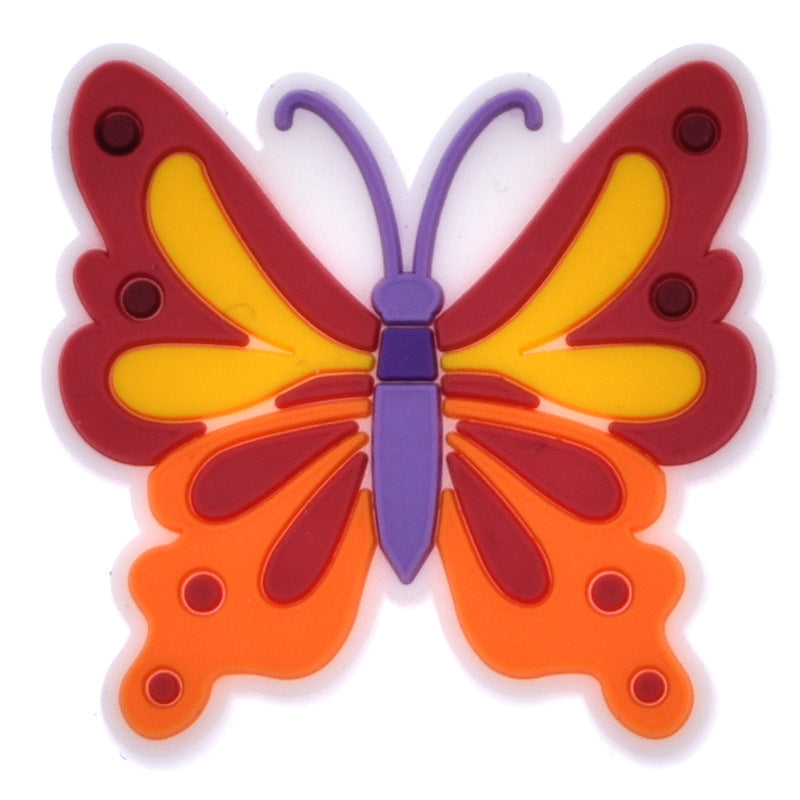 CF 69  Crocs Croc Butterfly Bunch  Decoration Silicon