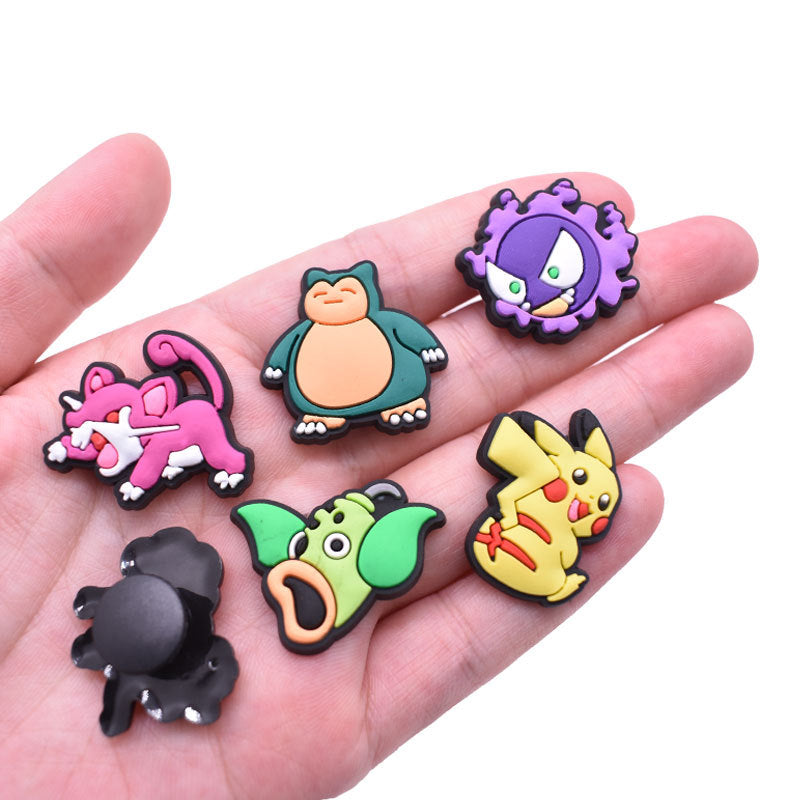 CF35  Crocs Croc Charms Pokemon Bunch  Decoration Silicon