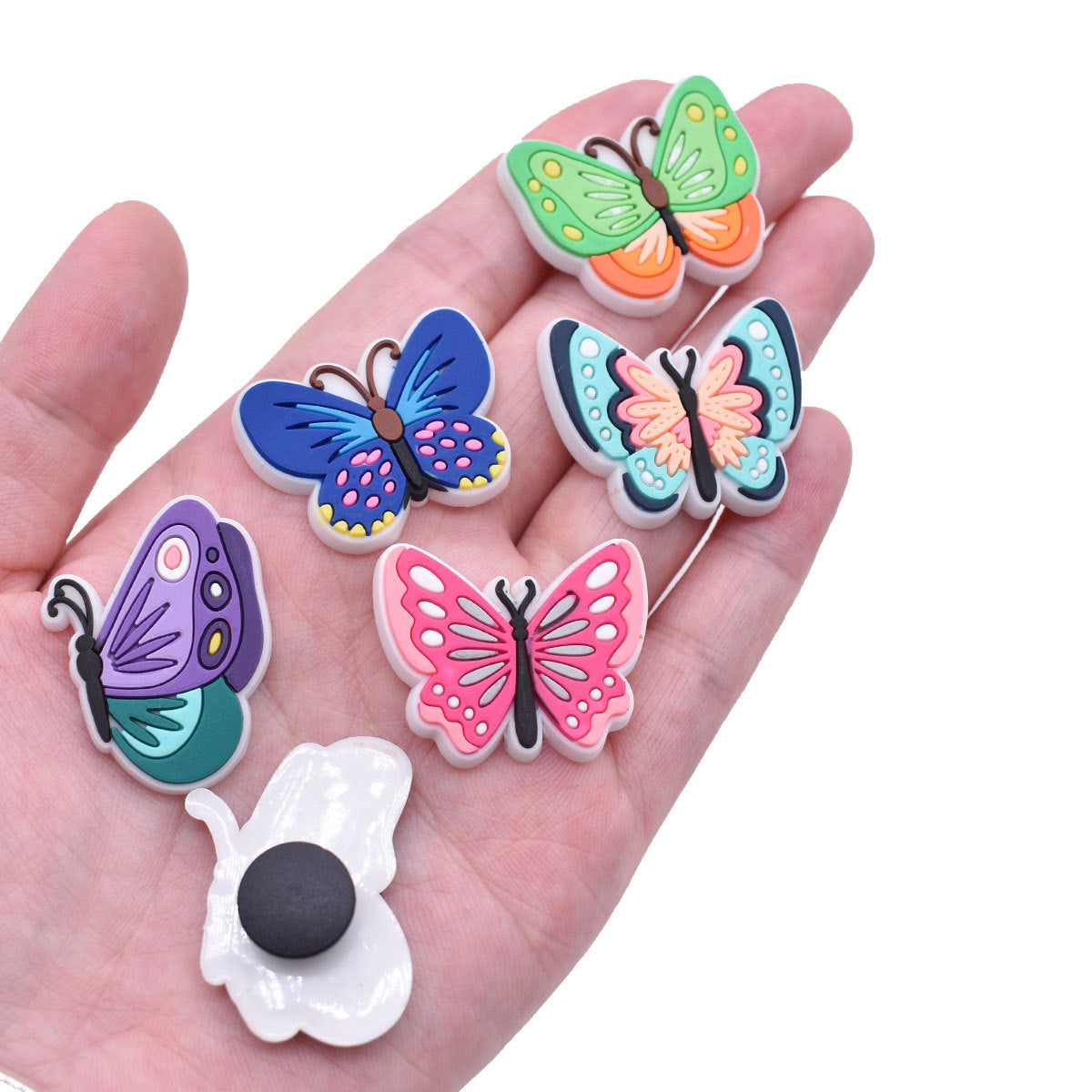 CF 69  Crocs Croc Butterfly Bunch  Decoration Silicon