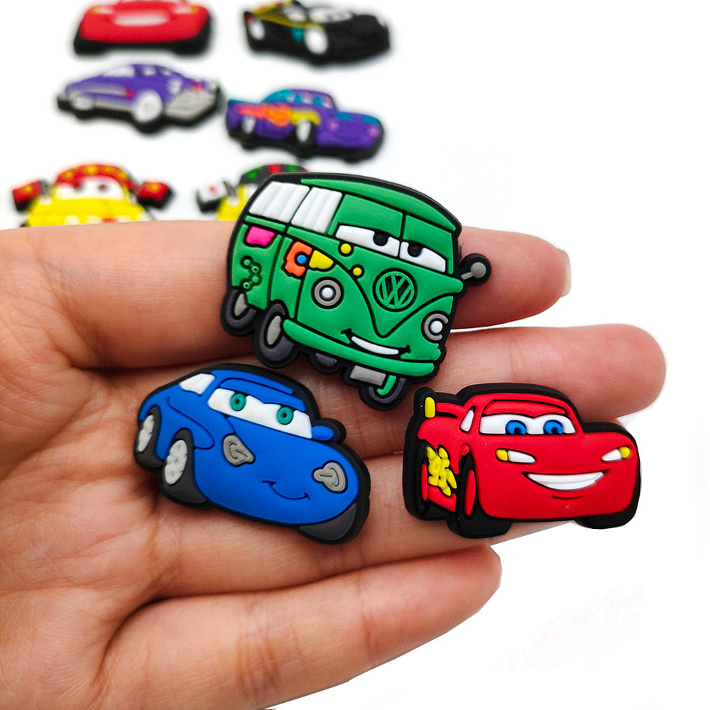 CF21  Crocs Croc Charms Cars Decoration Silicon