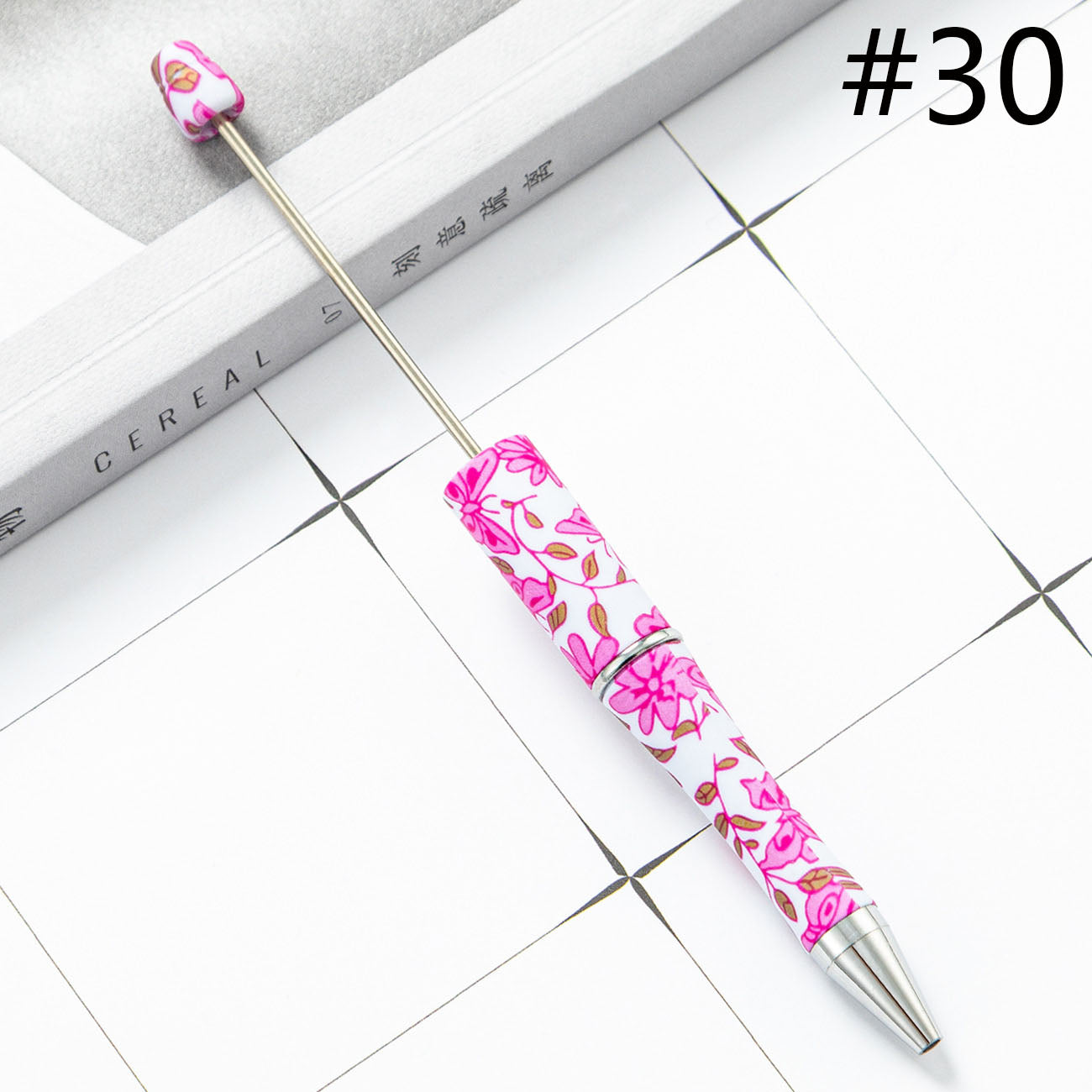 Beadable Pen  Beaded Pen DIY Flower Butterfly Animal Print