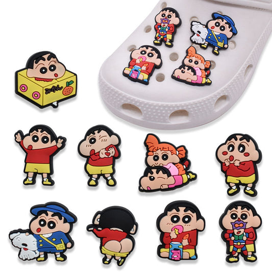 CF  148  Crocs Croc Crayon Shin-chan  Cartoon  Decoration Silicon