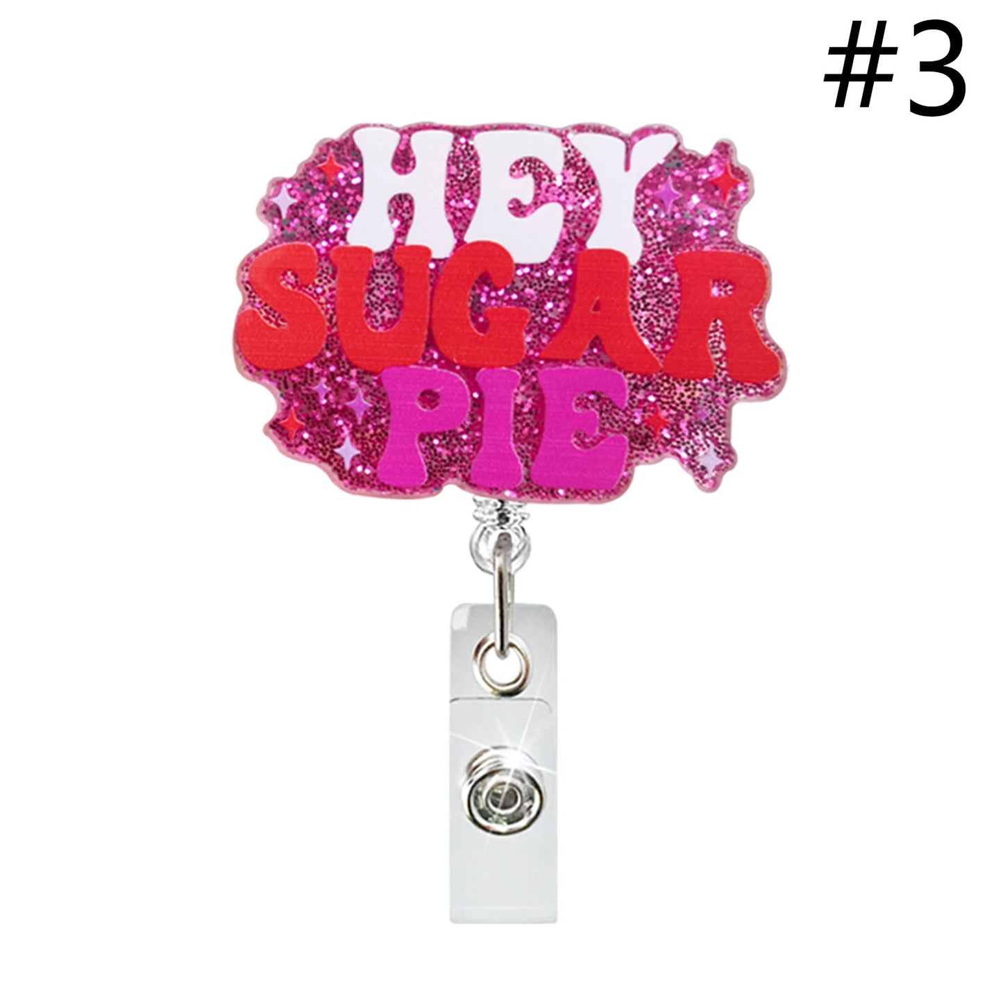 Badge Reel Badgereel Love Pink  B 08