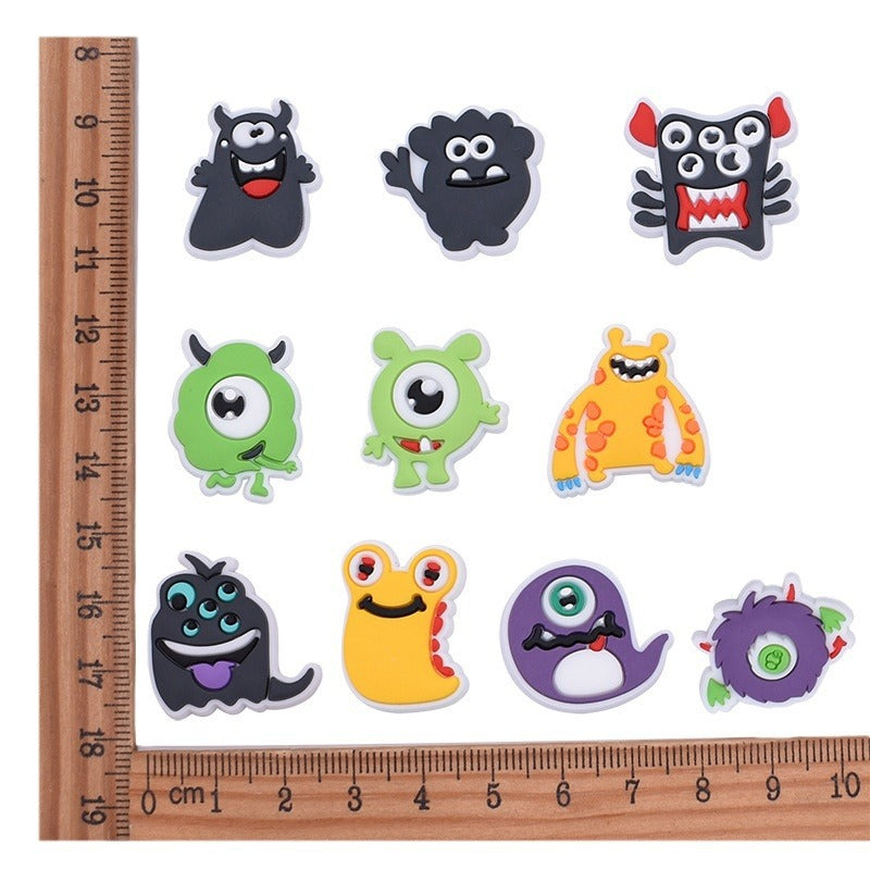 CF 114   Crocs Croc Charm  Monster  Decoration Silicon