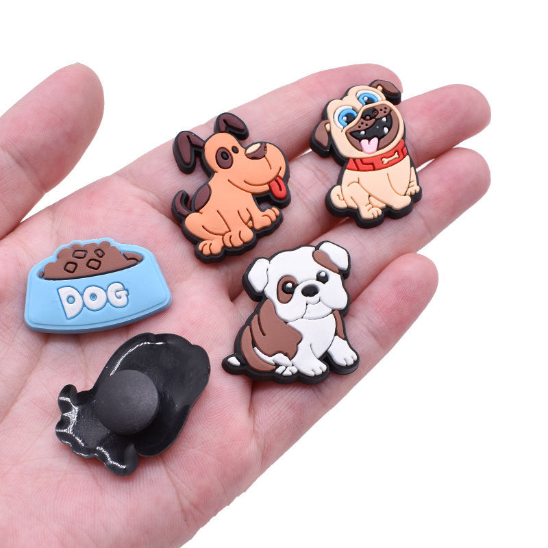 CF 75  Crocs Croc Charms Animal Dog  Bunch  Decoration Silicon