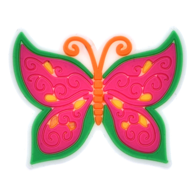 CF 69  Crocs Croc Butterfly Bunch  Decoration Silicon