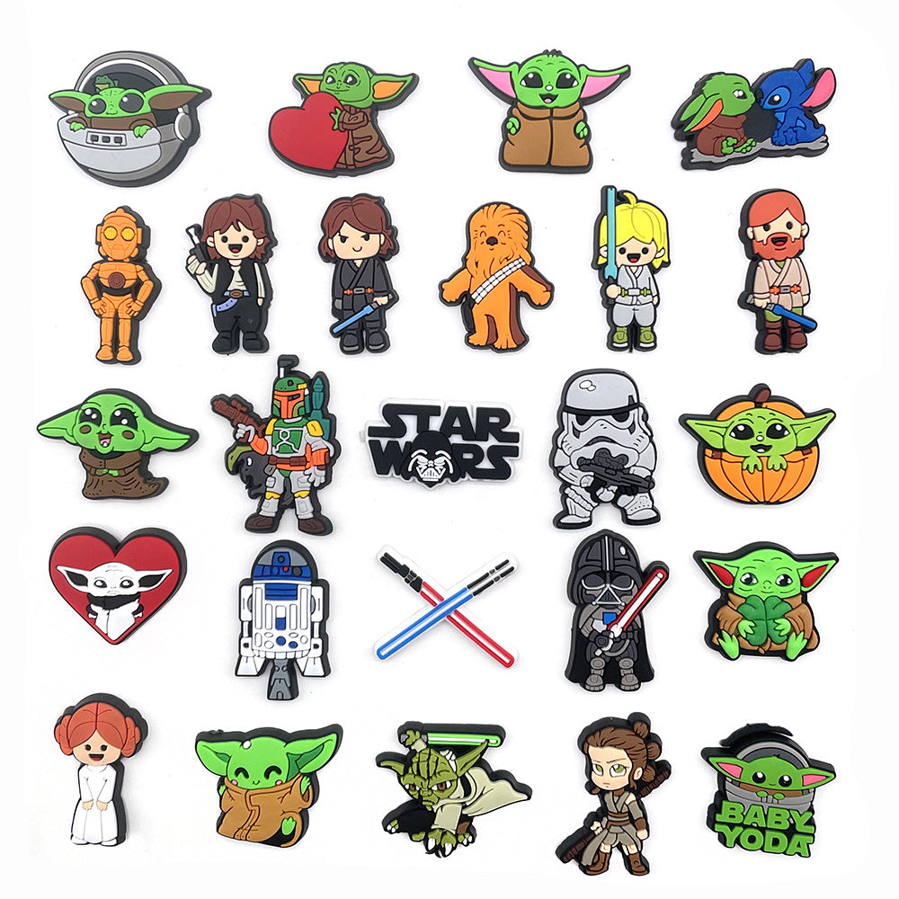 CF22  Crocs Croc Charms Star Wars Decoration Silicon