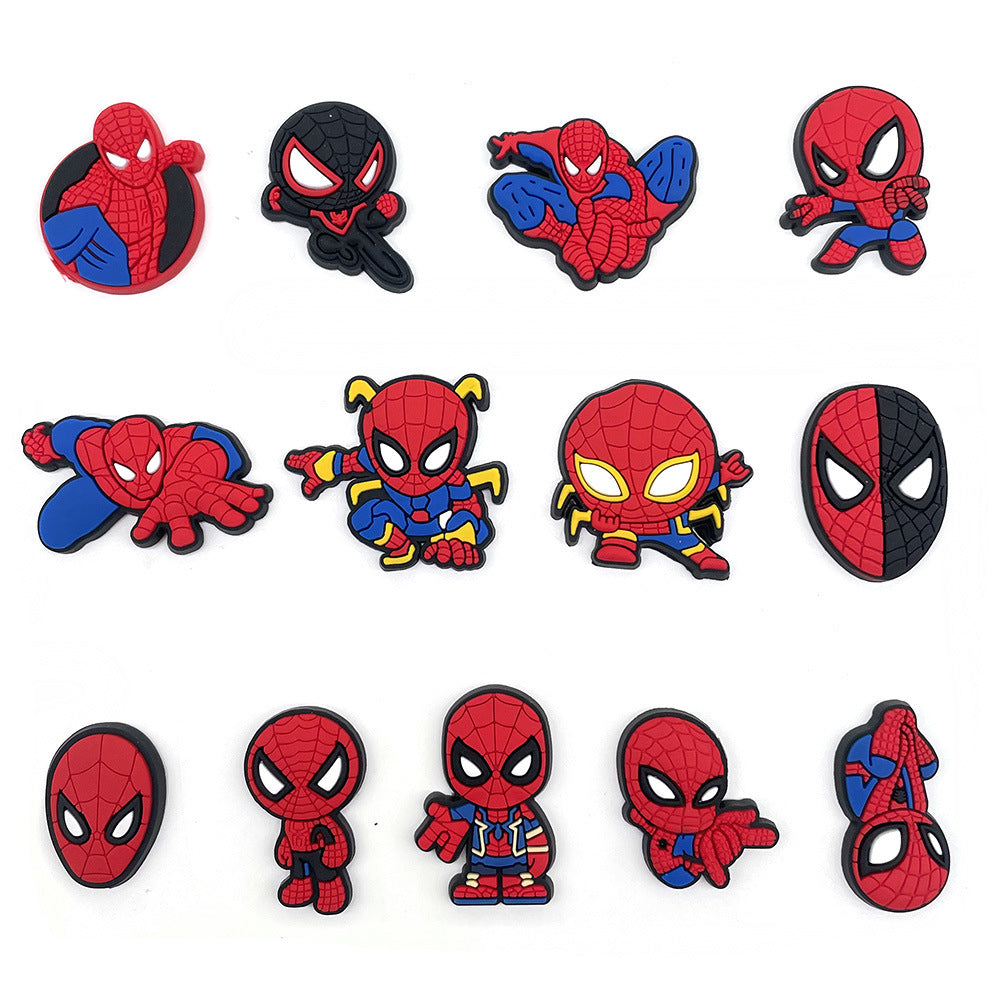 CF 95  Crocs Croc Charm  Hero Spider-Man  Decoration Silicon