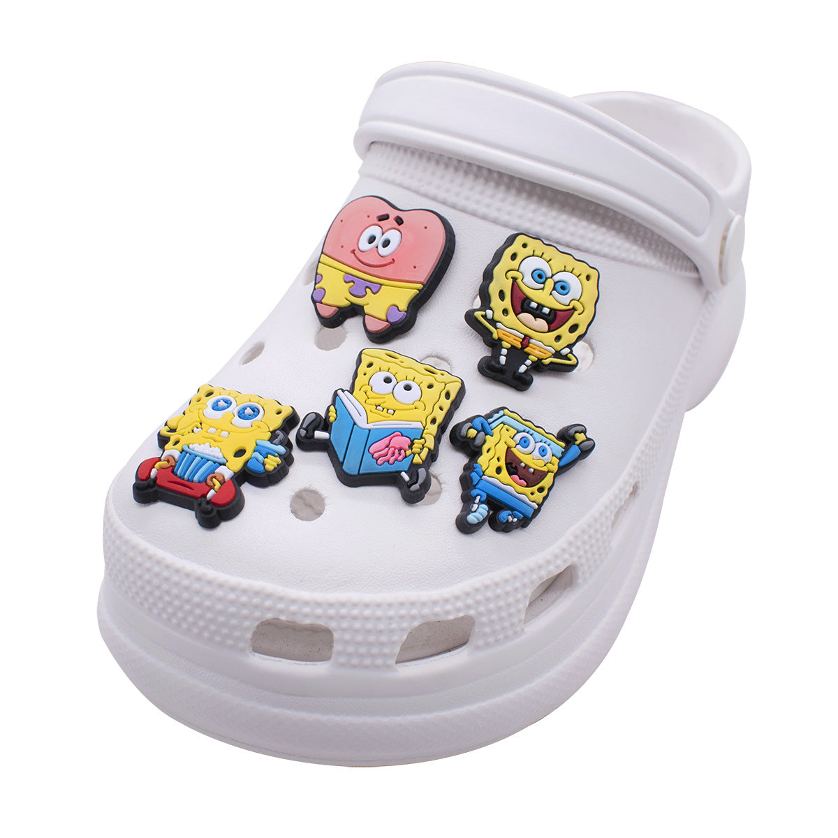 CF  74  Crocs Croc  Sponge Cartoon Decoration Silicon