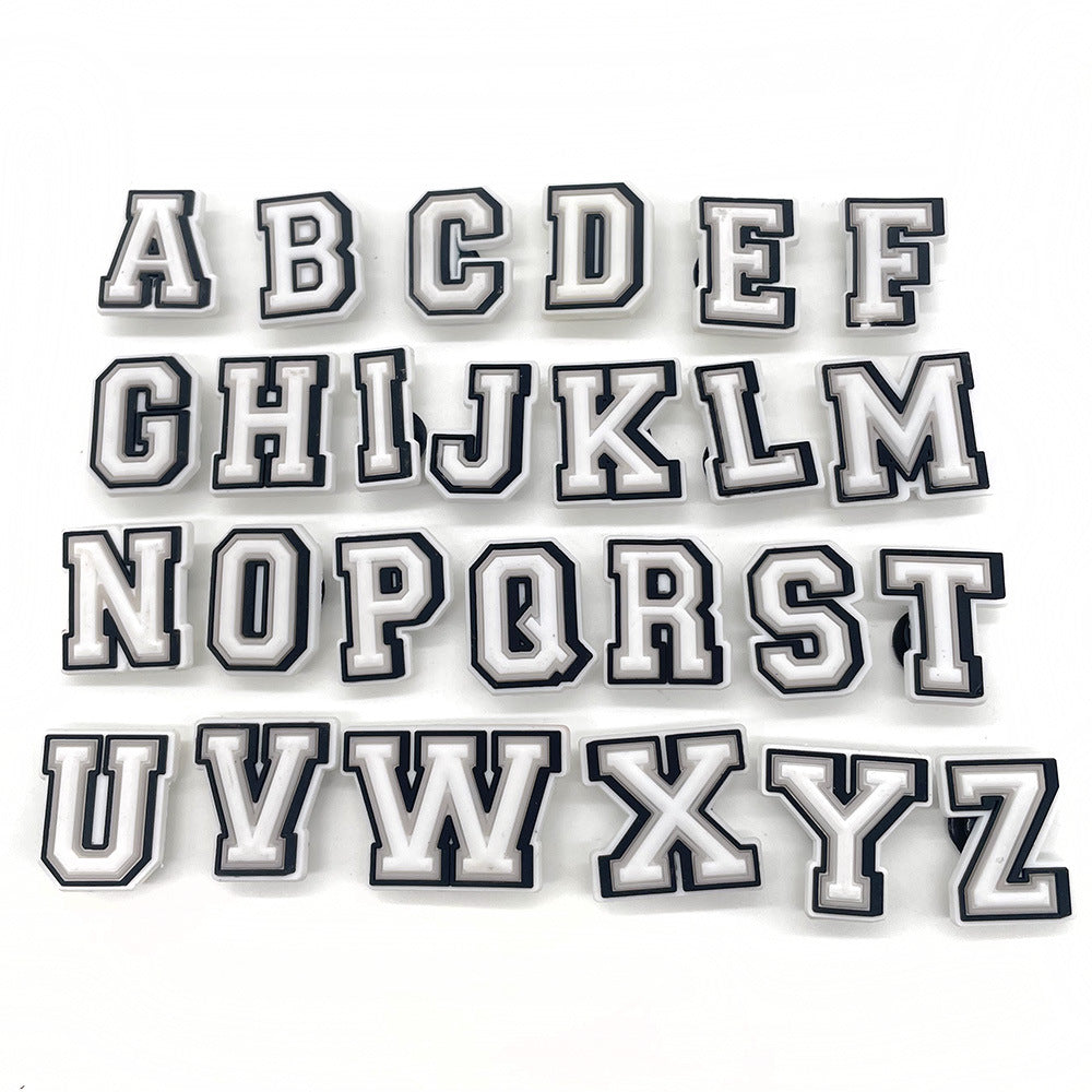 CF 14  Crocs Croc Charms Letters Numbers Alphabet  Decoration Silicon