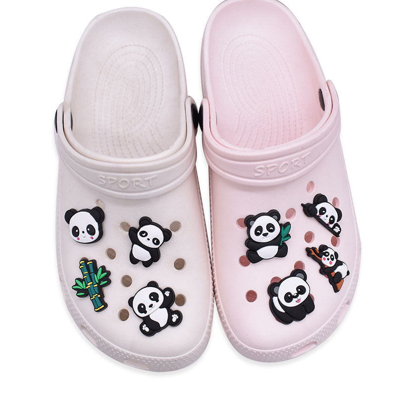 CF 109   Crocs Croc Charm Panda Animal Decoration Silicon