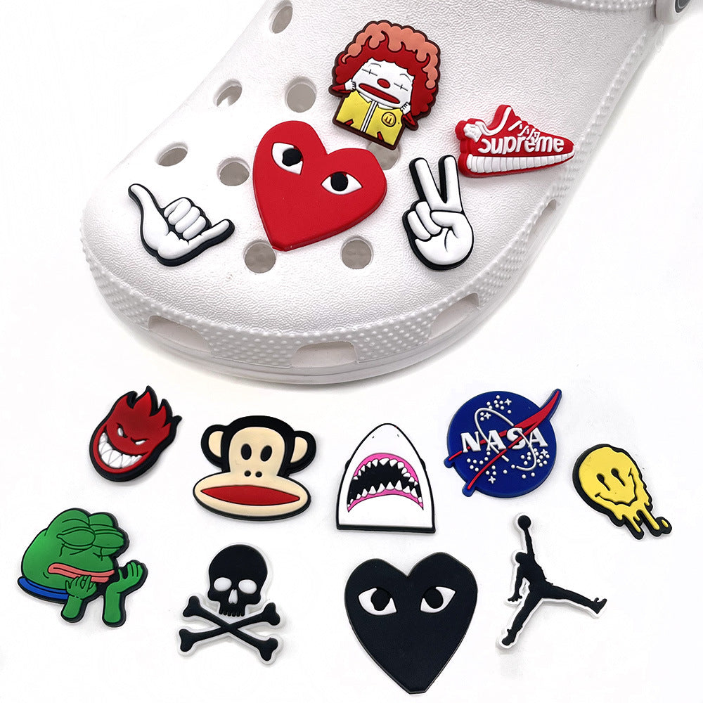 CF29  Crocs Croc Charms Fashion Brand  Decoration Silicon