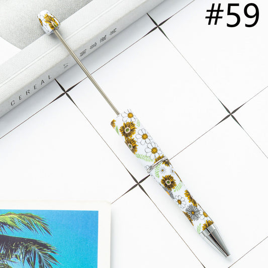 Beadable Pen  Beaded Pen DIY Sunflower