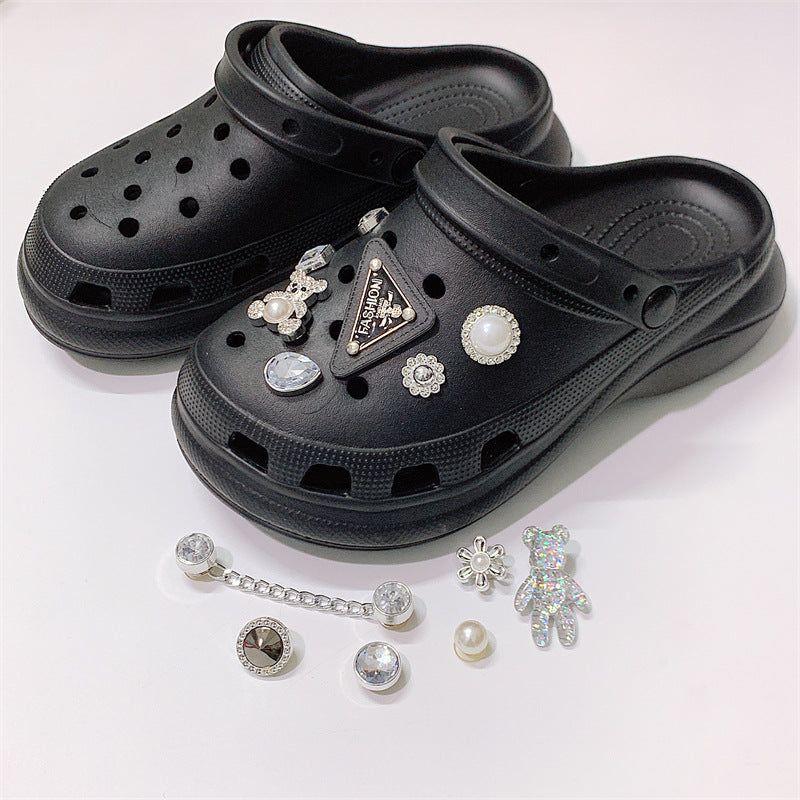 CCK 18  Crocs Croc Charms Fshion Bear  Decoration