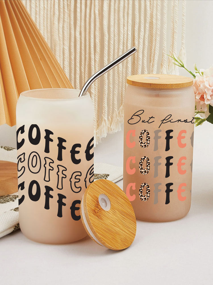 Coffee   16Oz   UV DTF Cup Wraps Transfer Stickers Tumblers