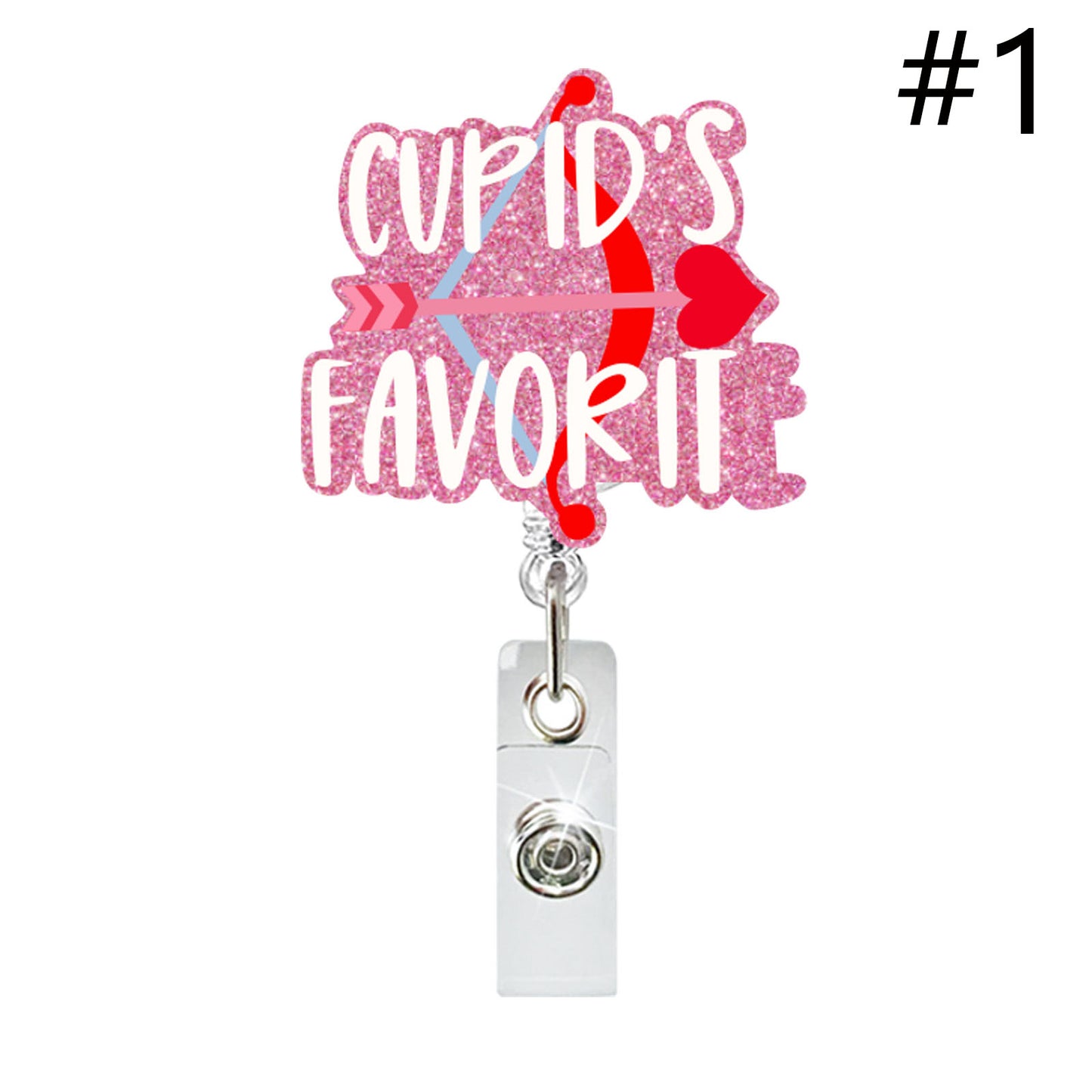 Badge Reel Badgereel Love Pink  B 08