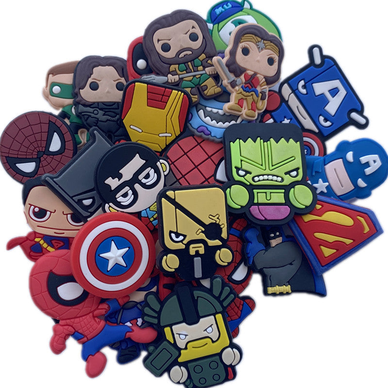 CF 77  Crocs Croc Charms Hero  Bunch  Decoration Silicon