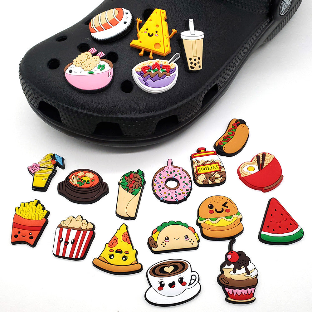 CF 10  Crocs Croc Charms Food Drinks  Decoration Silicon Beads