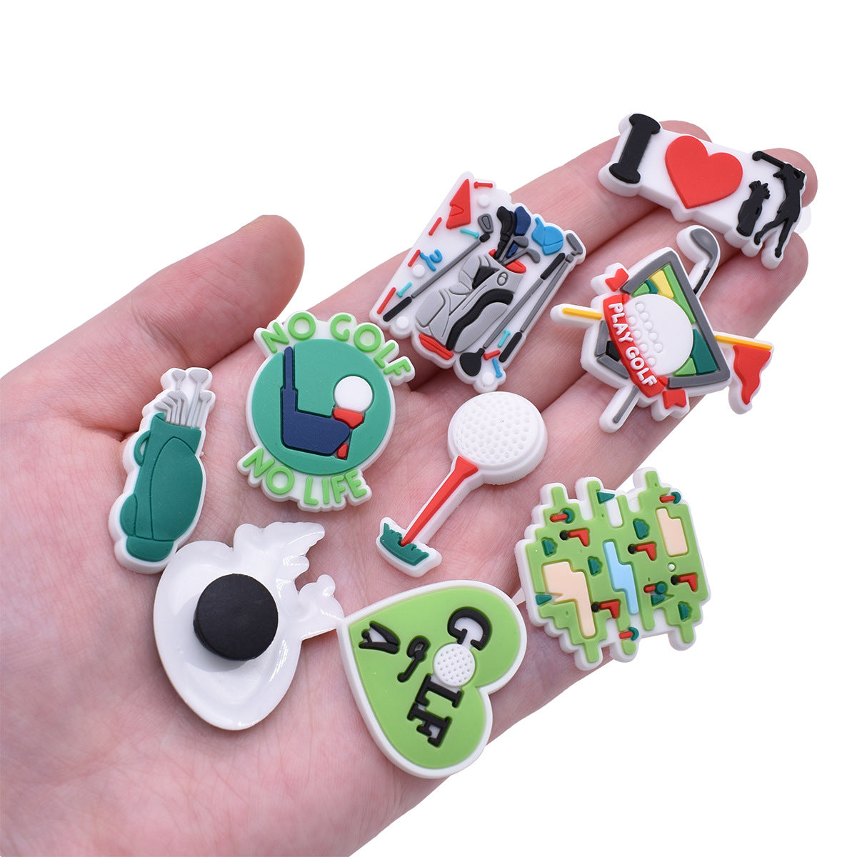 CF 41  Crocs Croc Charms Golf Bunch Decoration Silicon