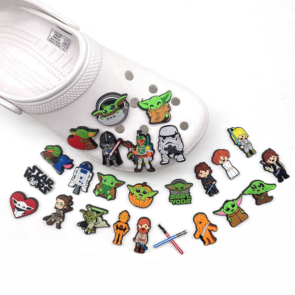 CF22  Crocs Croc Charms Star Wars Decoration Silicon