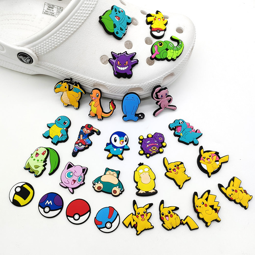 CF 04 Crocs Croc Charms Cartoon Decoration Silicone Focal Beads