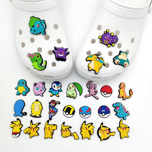 CF 04 Crocs Croc Charms Cartoon Decoration Silicone Focal Beads