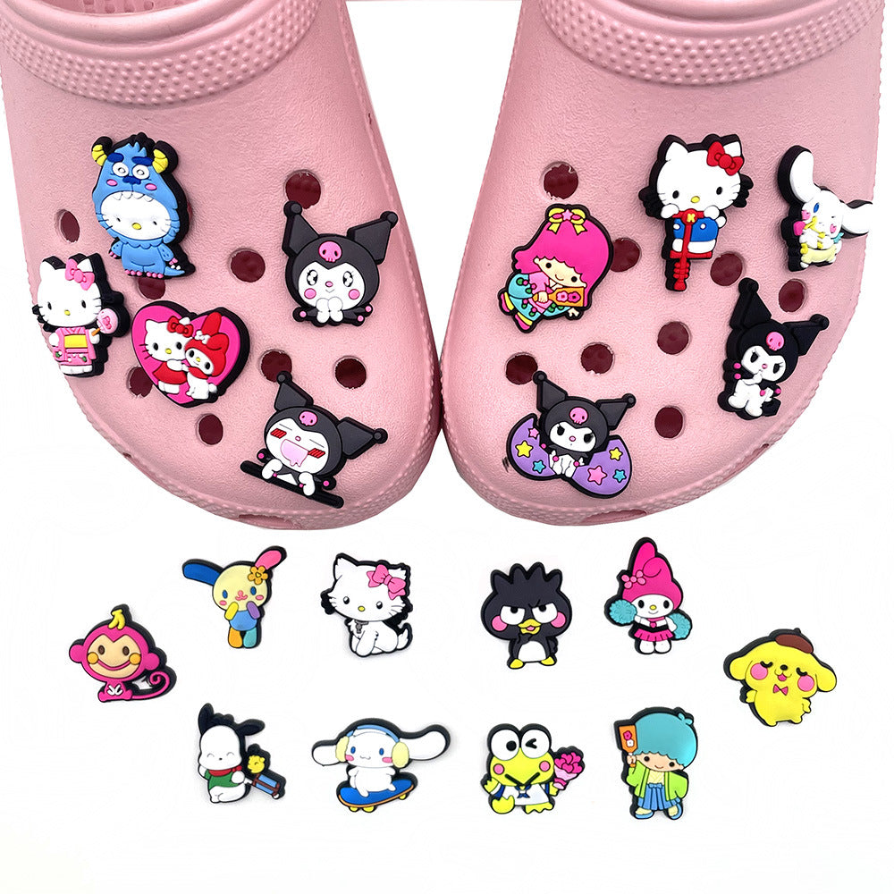 CF 06 Cute Sanri Crocs Croc Silicone Charms  Decoration