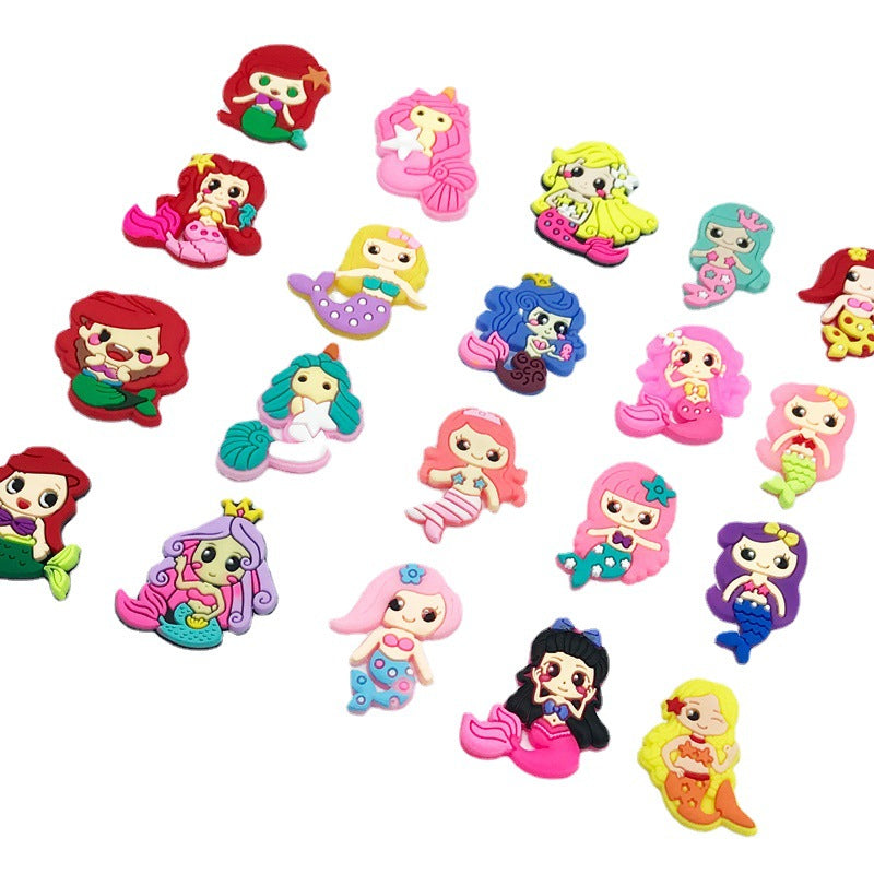 CF 81 Crocs Croc Charms Little Mermaid   Decoration Silicon