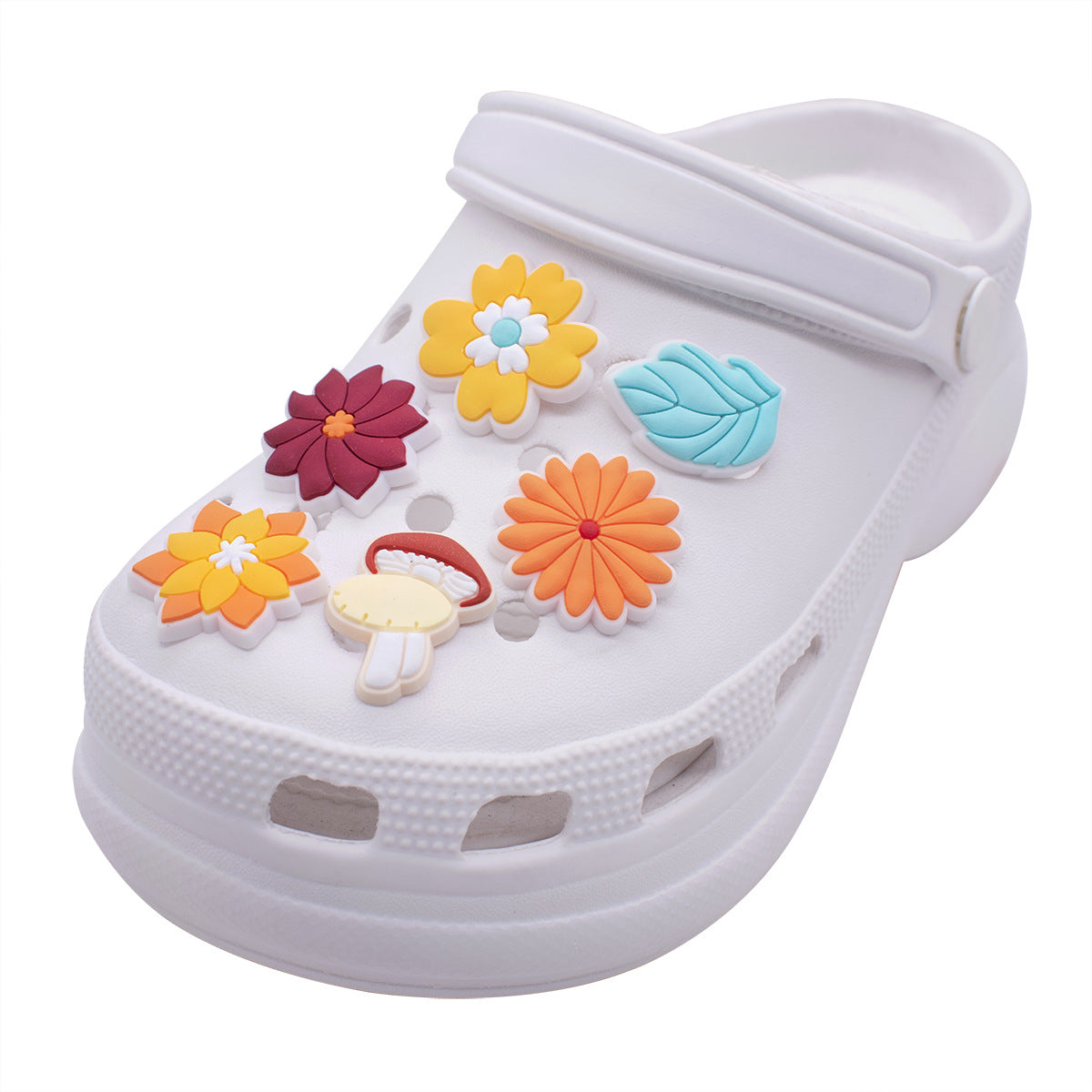 CF 118   Crocs Croc Flower Summer  Decoration Silicon