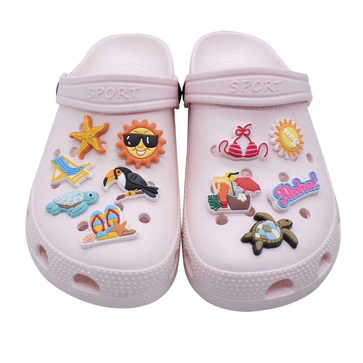 CF36  Crocs Croc Charms Summer Party  Decoration Silicon