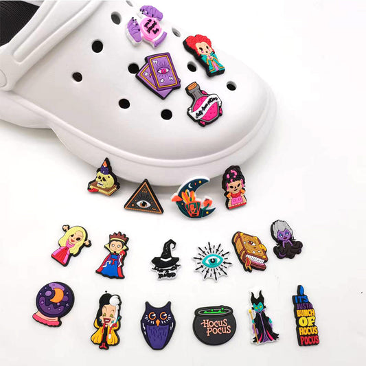 CF23  Crocs Croc Charms Witch Series Decoration Silicon