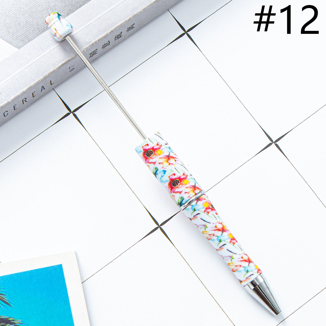 Beadable Pen  Beaded Pen DIY Flower Butterfly Animal Print