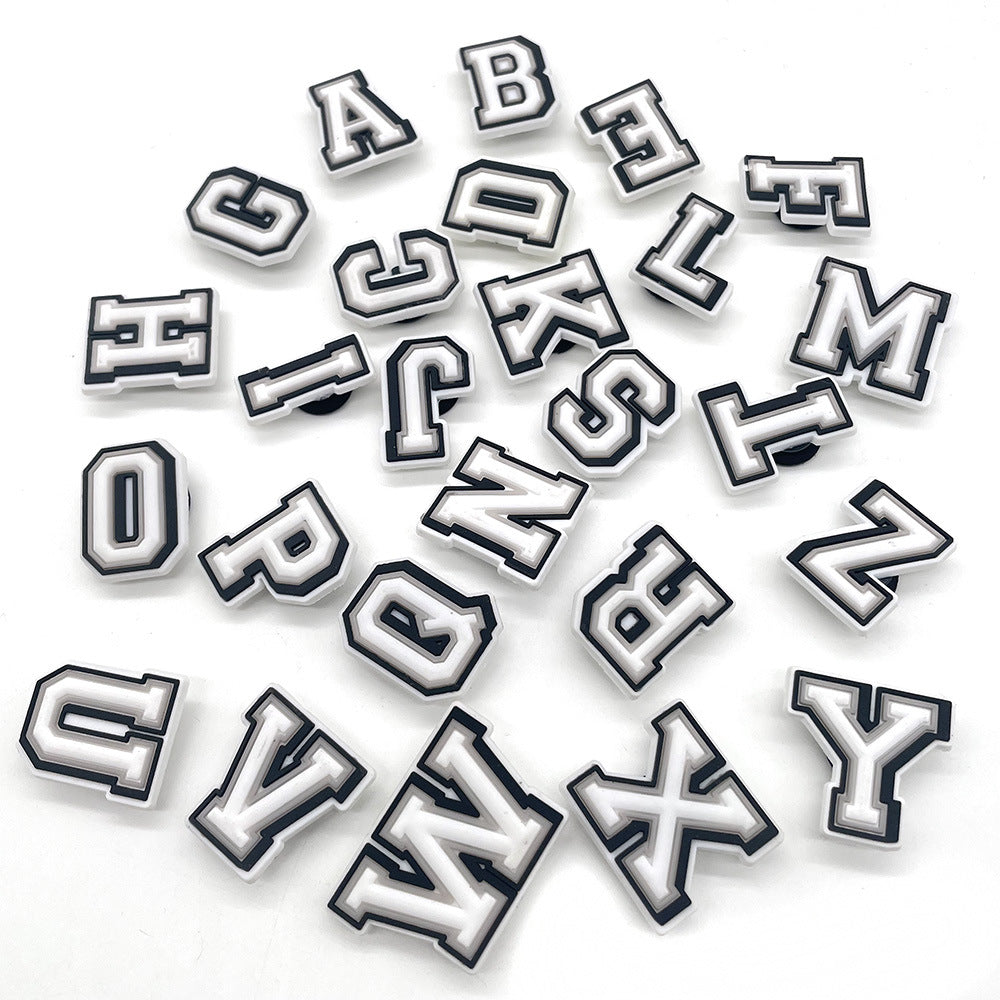 CF 14  Crocs Croc Charms Letters Numbers Alphabet  Decoration Silicon