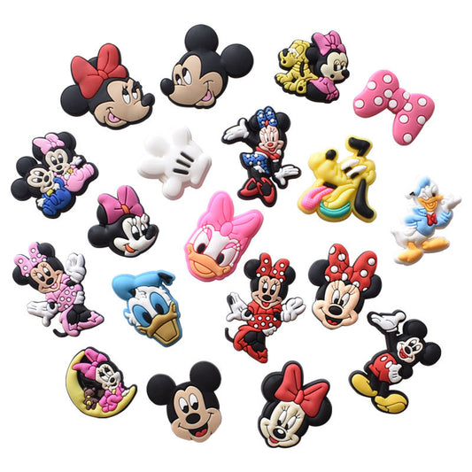 CF 55  Crocs Croc Charms Cartoon Mouse Mike Mini   Bunch  Decoration Silicon