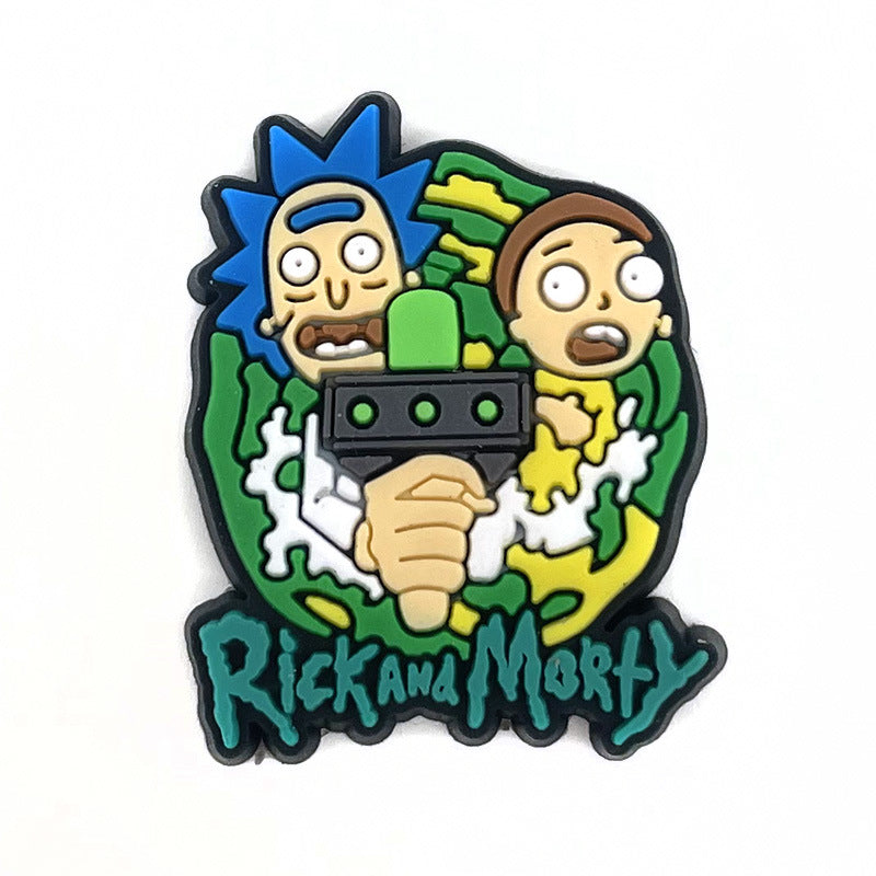 CF 15  Crocs Croc Charms Rick and Morty  Decoration Silicon