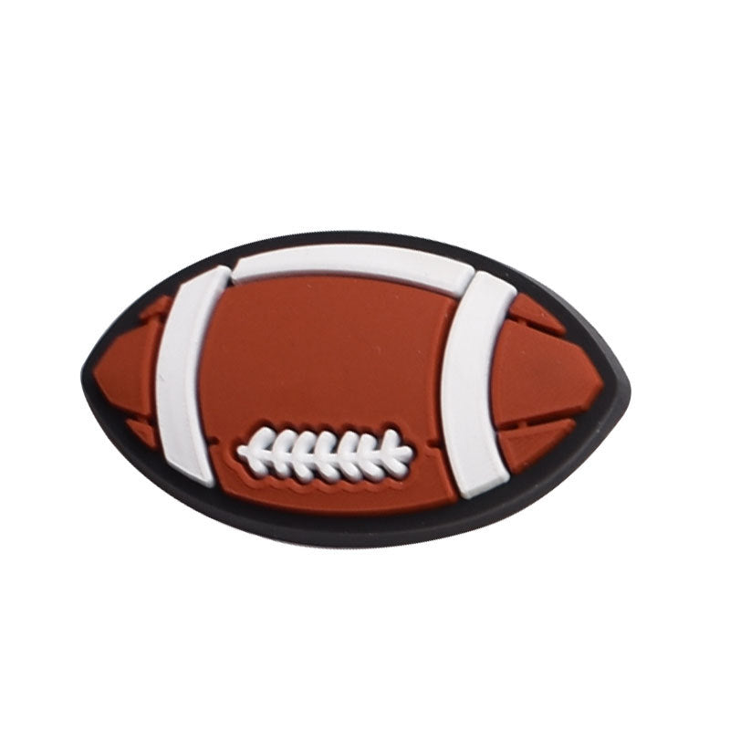 CF 66  Crocs Croc Charms Sport Football NFL Basketball  Bunch  Decoration Silicon