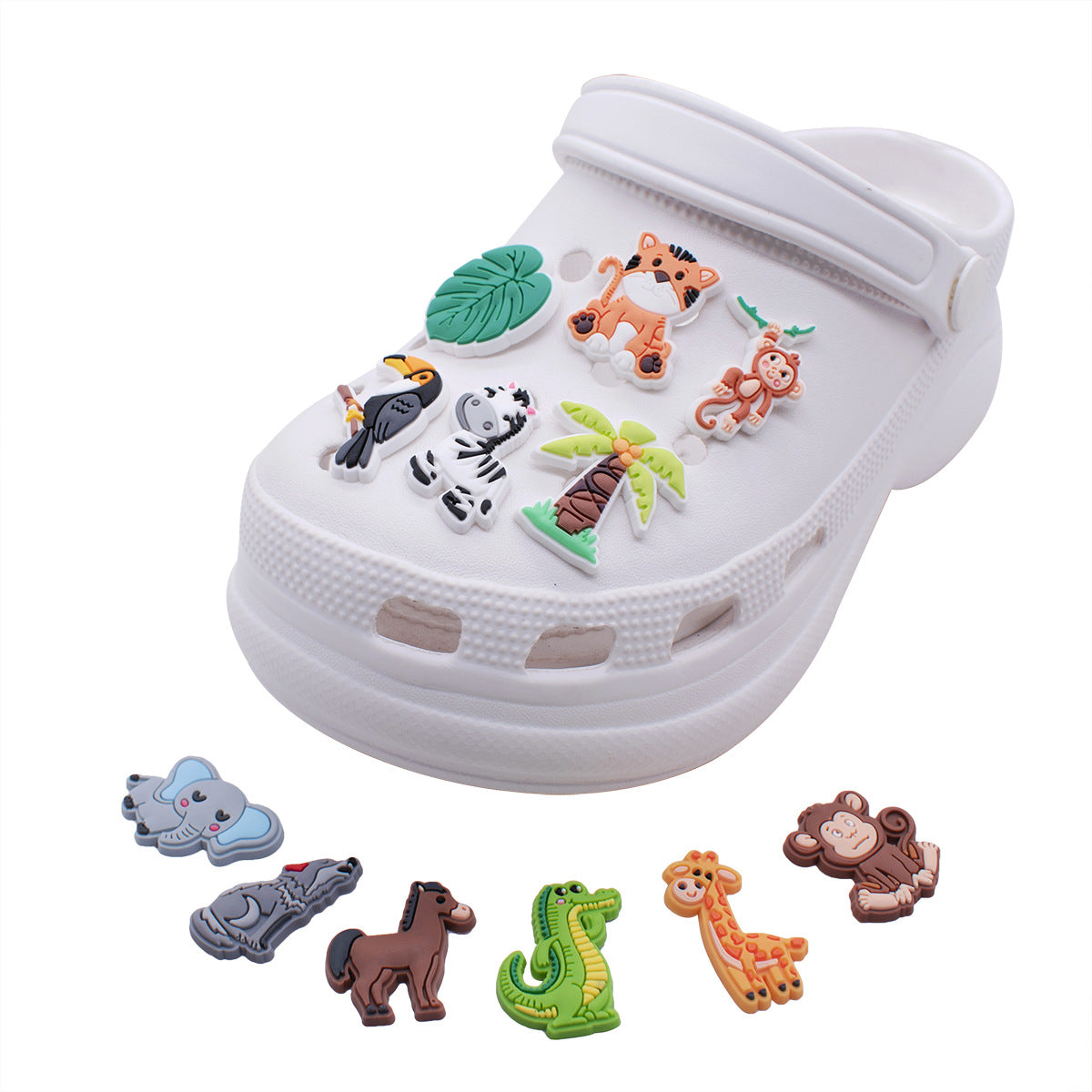 CF 131  Crocs Croc  Cute Animal  Pet  Decoration Silicon