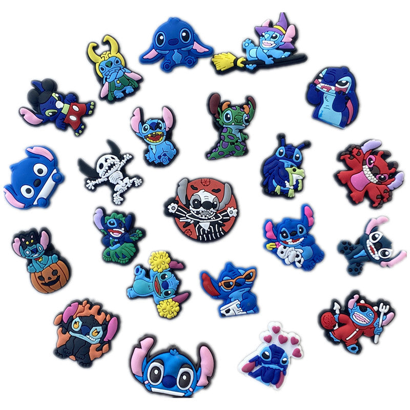 CF 76  Crocs Croc Charms Stitch  Bunch  Decoration Silicon