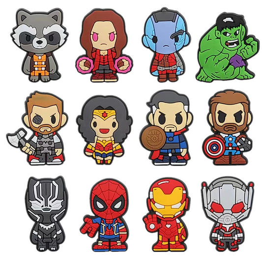 CF 78  Crocs Croc Charms Marvel Hero  Bunch  Decoration Silicon