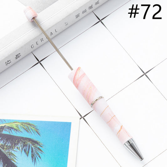 Beadable Pen  Beaded Pen DIY Marble Print