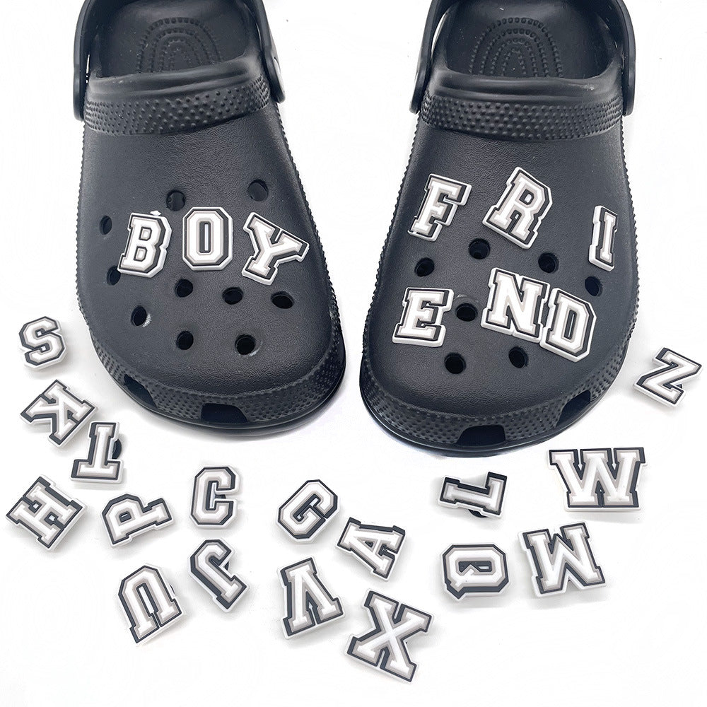 CF 14  Crocs Croc Charms Letters Numbers Alphabet  Decoration Silicon