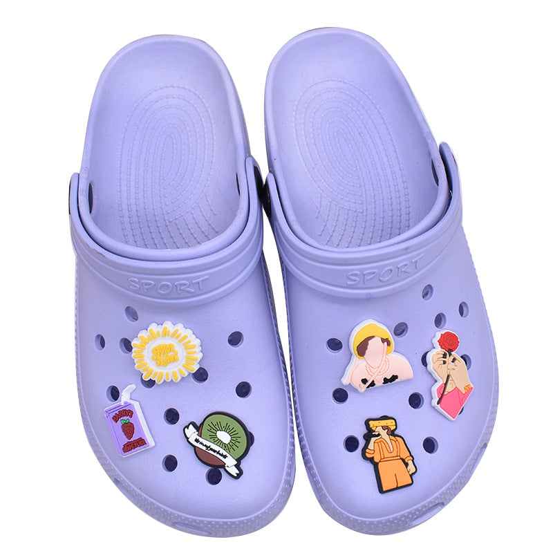 CF 116   Crocs Croc  Music  Singer Song Decoration Silicon