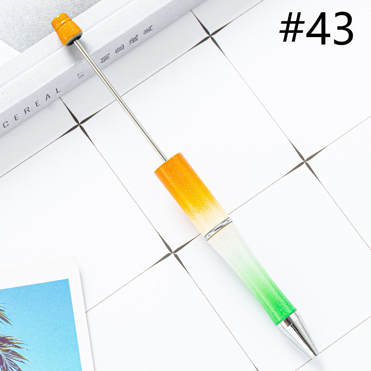 Beadable Pens Beaded Pens For DIY  Ombre Color Change color