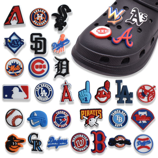 CF 136   Crocs Croc   Sport  Baseball  Decoration Silicon