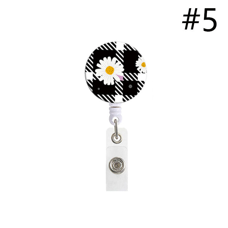 Badge Reel Badgereel   Flower  B 06