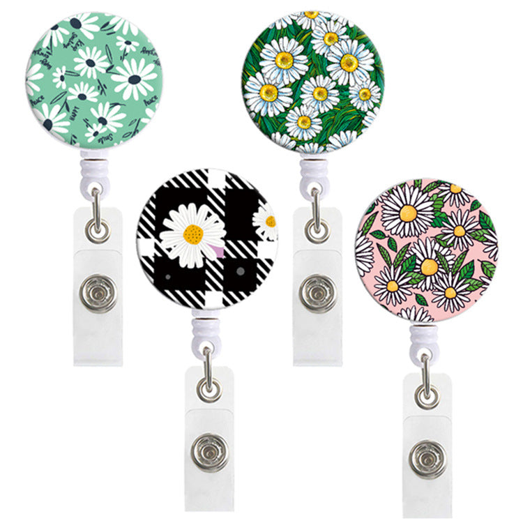 Badge Reel Badgereel   Flower  B 06